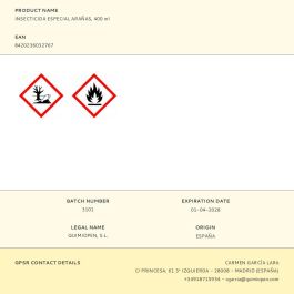 Zum Insecticida Aerosol 400ml para Arañas e Insectos Rastreros. Efecto Prolongado Interior y Exterior con 3m de Acción