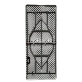 Mesa Plegable 180 cm Plástico Resistente a la Intemperie para 8 Personas Uso Interior y Exterior