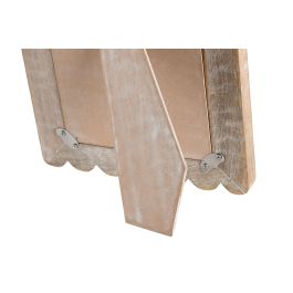 DKD Home Decor Marco para Fotos 13x18 cm de Madera de Mango Natural, Acabado Colonial Decapé - Medidas 2 x 23 x 18.5 cm