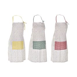 Delantal Shabby DKD Home Decor Amarillo Verde 0.1 x 110 x 70 cm (12 Unidades) Precio: 33.4999995. SKU: B1H8MBFE68