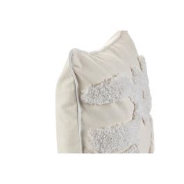 DKD Home Decor Cojín Urban Cushions ch1c25 Crudo 45 x 45 cm de Poliéster (2 Unidades)
