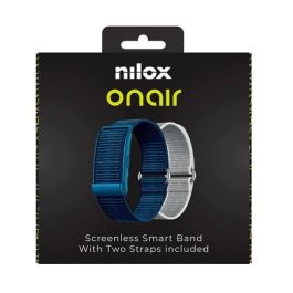 Nilox Pulsera Inteligente Sin Pantalla Bluetooth Incluye Dos Pulseras Azul Y Plata Nilox Pulsera Inteligente Sin Pantalla Bluetooth Incluye Dos Pulseras Azul Y Plata Precio: 43.49999973. SKU: B12QBG6MJQ