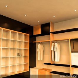 Foco Downlight LED SMD 3W 270Lm 6000ºK Luz Fría [PCE-DL3W-CW] para Techo, 40.000H, Ángulo 120º, Uso Doméstico y Comercial