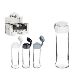 Salero de Cristal Vivalto 112 ml - Blanco, Negro o Gris - 3.5x13.7x5 cm (24 Unidades) Precio: 24.50000014. SKU: B12XQQ5DDL