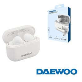 Daewoo Auriculares Inalambricos TWS Bluetooth 5.3 Color Blanco con Bateria 40mAh y Carga 500mAh Precio: 18.49999976. SKU: B1FYLRS3B2
