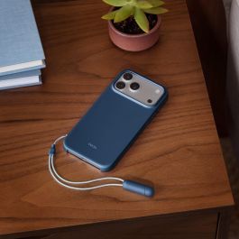 Apple MGTR4LL/A Funda Kickstand para iPhone 17 Pro Max con MagSafe, Control Cámara y Soporte – Azul (Bedrock Blue)