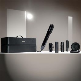 Cecotec Plancha de pelo multifunción AirLisse 6in1 Platinum 1000W negra con 6 accesorios