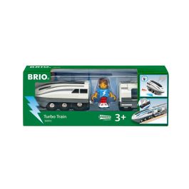 Brio World RAV7312350360035 Locomotora de tren eléctrico con baterías súper rápidas