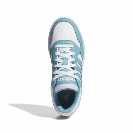 Zapatillas Deportivas Mujer Adidas Hoops 3.0 Azul Blanco