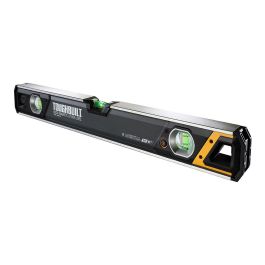 Toughbuilt Nivel magnético tubular burbuja iluminada LED 60cm, precisión fresado, imanes neodimio, referencia Tb-h2-l-m60lh-m
