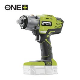 Ryobi R18IW3-0 Destornillador de Impacto Inalámbrico 18V, 400 Nm, Mango de Pistola