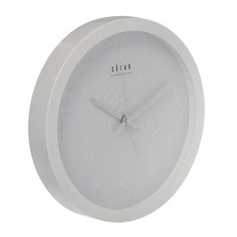 Reloj de Pared Alexandra House Living Blanco Acrílico Plástico Mapamundi 30 x 4 x 30 cm