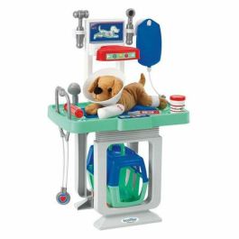 Ecoiffier 1908 Centro veterinario con mesa de exploración, bañera, ducha, escáner y peluche para niños +18 meses Ecoiffier 1908 Centro veterinario con mesa de exploración, bañera, ducha, escáner y peluche para niños +18 meses