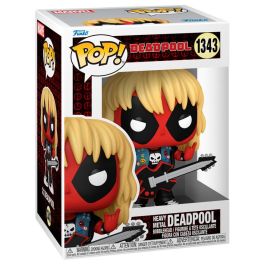 Funko POP Marvel Deadpool Heavy Metal - Figura de vinilo de 9cm