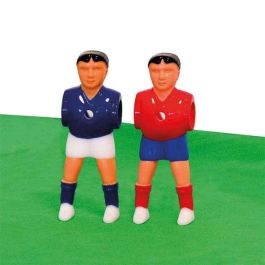Ociotrends Set 22 Jugadores Piernas Abiertas España-Italia - Figuras Fútbol Material ABS para Montar, Edad 8+ Años