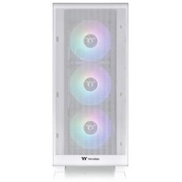 Thermaltake S250 TG ARGB Snow White - Caja PC Midi Tower ATX/EATX, Panel de Vidrio Templado, Blanco