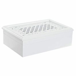 Relojero Romantico DKD Home Decor Blanco Lila 20 x 9.5 x 29 cm