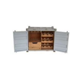 Botellero Vintage DKD Home Decor Gris 41 x 64 x 77 cm