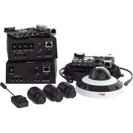 Axis F4105-LRE Cámara IP Minidomo Seguridad Exterior 2MP 1080p 60fps Visión Nocturna 2.8mm 110° FOV Lente M12 Desmontable IP66/IP6K9K
