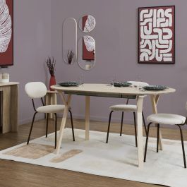 Home Deco Factory Juego De 3 Espejos Veda Beige Colección Terra Nova