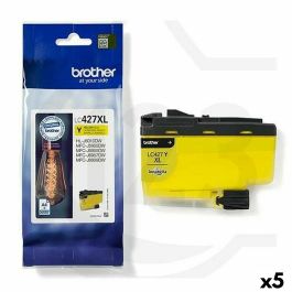 Cartucho de Tinta Original Brother Amarillo (5 Unidades) Precio: 375.89000053. SKU: B18BWE947A