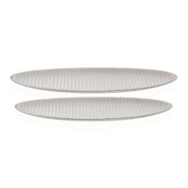 Centro de Mesa Versa Blanco 16 X 4,5 X 64,5 CM