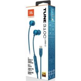 Auriculares Intrauditivos JBL Tune 310C/ con Micrófono/ Azules Auriculares Intrauditivos JBL Tune 310C/ con Micrófono/ Azules