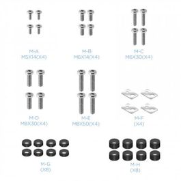 TOOQ Soporte suelo rueda pantalla 37-100 negro 2 bultos