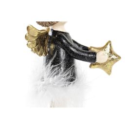 Figura Navidad Moderna DKD Home Decor Negro Blanco 9 x 20 x 8 cm (2 Unidades) Figura Navidad Moderna DKD Home Decor Negro Blanco 9 x 20 x 8 cm (2 Unidades)