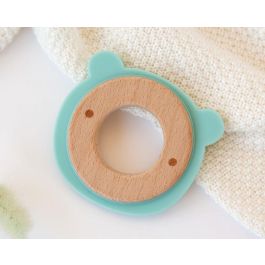 KioKids Mordedor de Madera y Silicona Suave con Diseño de Osito Verde para Bebés +3 Meses - Alivia Molestias de la Dentición, Colección Ecofriendly Precio: 8.68999978. SKU: B1EDNB7BAB