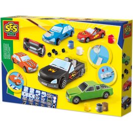 Ses Creative Kit para Moldear y Pintar Coches de Yeso que Ruedan - Incluye Moldes, Ruedas, Pinturas y Pegatinas Precio: 28.49999999. SKU: S7147962