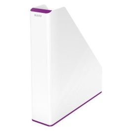 Revistero Plastico Leitz Wow Dual Violeta/Blanco Precio: 16.50000044. SKU: S8411734
