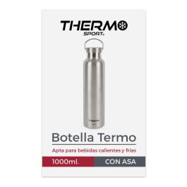 Thermosport Botella Termo de Acero Inoxidable con Asa, 1000 ml (1 L), 30,5 cm Alto x 8 cm Diámetro (6 Unidades) Thermosport Botella Termo de Acero Inoxidable con Asa, 1000 ml (1 L), 30,5 cm Alto x 8 cm Diámetro (6 Unidades)