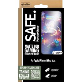 PanzerGlass Protector de Pantalla SAFE. iPhone 16 Pro Max UWF Anti Golpes y Rayones Transparente Vidrio Templado