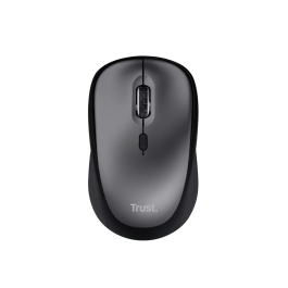 Trust Ratón Mini Inalámbrico Yvi+ Silent 24549 | Hasta 1600 DPI | Negro | Compacto y Ecológico