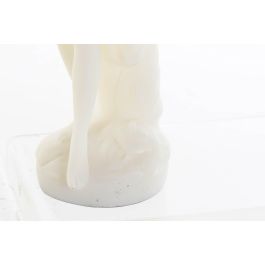 DKD Home Decor Figura Decorativa Neoclásica Blanca de Resina. Dimensiones: 10.5 x 13.5 x 33.5 cm