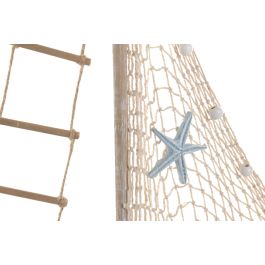 DKD Home Decor Figura Velero Azul Natural MDF 45 x 33.5 x 4.5 cm (2 Unidades)