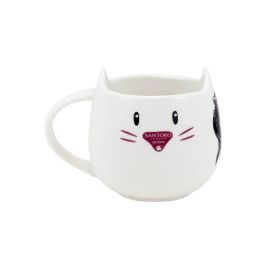 Taza con Plato Gorjuss Ruby wild Gris Cerámica Posavasos Taza