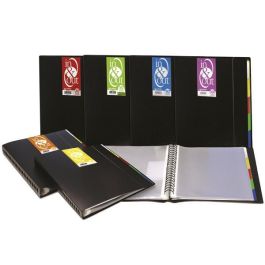 Grafoplás Carpeta 50 Fundas Espiral A4 Extraíbles Calidad Extra con 5 Separadores PP Rígido Opaco In & Out Negro Precio: 15.49999957. SKU: S8408719