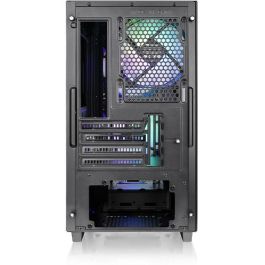 Thermaltake Versa H16 TG ARGB Micro Torre PC Negra para Placas Base micro ATX, Mini-ITX con Vidrio Templado