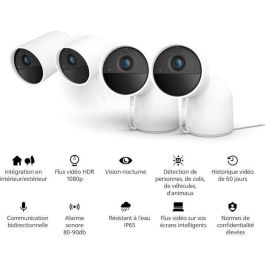 Philips Hue AUC1717288367677 Cámara Secure con cable HD 1080P Interior o exterior Control con una sola aplicación Blanca
