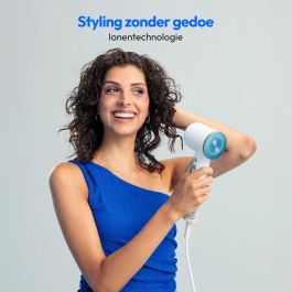 Medion MD19983 Secador de Pelo 1600W, 2 Velocidades, 85°C, Diseño LED Blanco