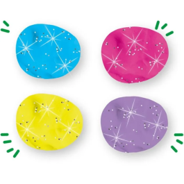 Ses Creative Plastilina Glittering 4x90gr SES1710479905585