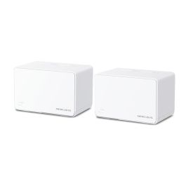 Mercusys Halo H80X Sistema de Malla Wi-Fi 6 AX3000 Doble Banda 2.4/5GHz Pack 2 Unidades Antenas Internas Blanco