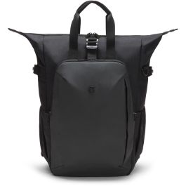 DICOTA Eco Backpack Dual GO Mochila para Portátil 13-15.6" Negro de PET Reciclado con Compartimento para Tablet y Bolsillo Frontal