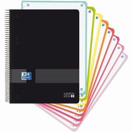 Oxford Cuaderno Live&Go Europeanbook 8 Microperforado 160H A5+ 5x5mm Tapa Plástico Negro (4 Unidades) (4 Unidades) Precio: 23.94999948. SKU: B1GPJCZKCG