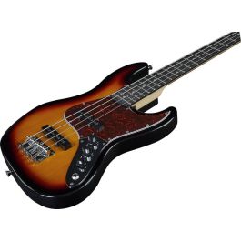 EKO JB100 Bajo Eléctrico Starter Tipo Jazz 3/4 Escala Corta Sunburst - 4 Cuerdas, Cuerpo Álamo, Mástil Arce