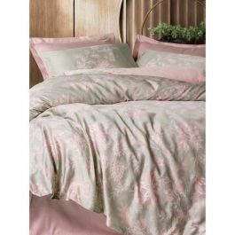 Juego de Cama Completo 100% Algodón Satén Color Polvo ASI8684283424610 - Funda Nórdica 220x240 cm + 2 Fundas Almohada 60x60 cm