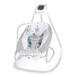Ingenuity Balancelle-Transat 2 en 1 Raylan - Oscilación Musical, 6 Velocidades, Asiento Giratorio y Móvil de Juegos Precio: 135.95000012. SKU: B1AFF4J49M