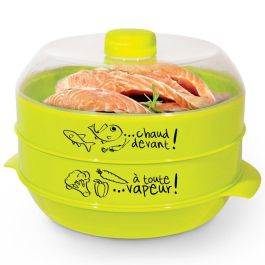 Cuisy Cuece Vapor Microondas 2 Pisos 2.4L